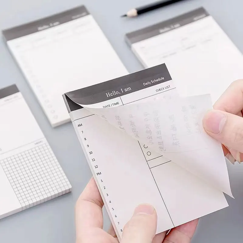 Mini-Planer, tägliche Checkliste, Schreibtisch-Zeitschema – Bild 3