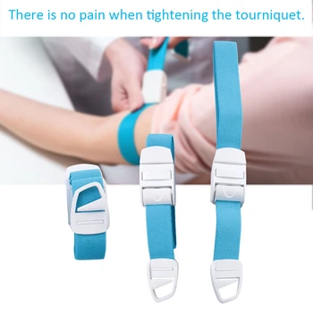 Notfallschnalle, 6 Stück, blau, Erste-Hilfe-Notfall-Tourniquet, Schnalle, Outdoor-Tourniquet