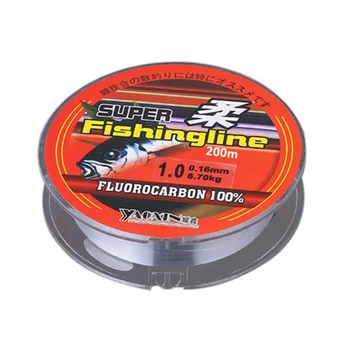 100m 200m Angelschnur super starkes japanisches Nylon nicht Fluor kohlen wasserstoff Angel gerät nicht Linha