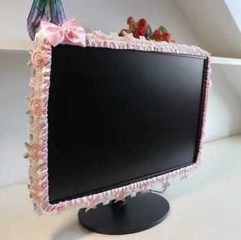 17-30 Zoll TV-Staubschutz, Computer-Monitor-Schutzstab, Wandmontage, für den Schreibtisch, gebogener
