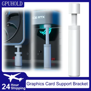GPUHOLD Weiße Grafikkarte GPU-Stützhalterung Grafikkarte Sag Halter Halterung GPU-Halter Anti Sag Ständer