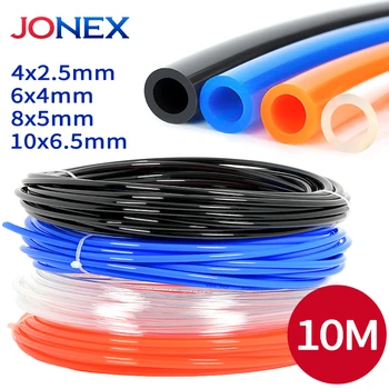 10 Meter 4 mm 6 mm 8 mm 10 mm Luftschlauch Pneumatikrohr Rohr Pu-Schläuche für Kompressor Schwarz Blau Orange