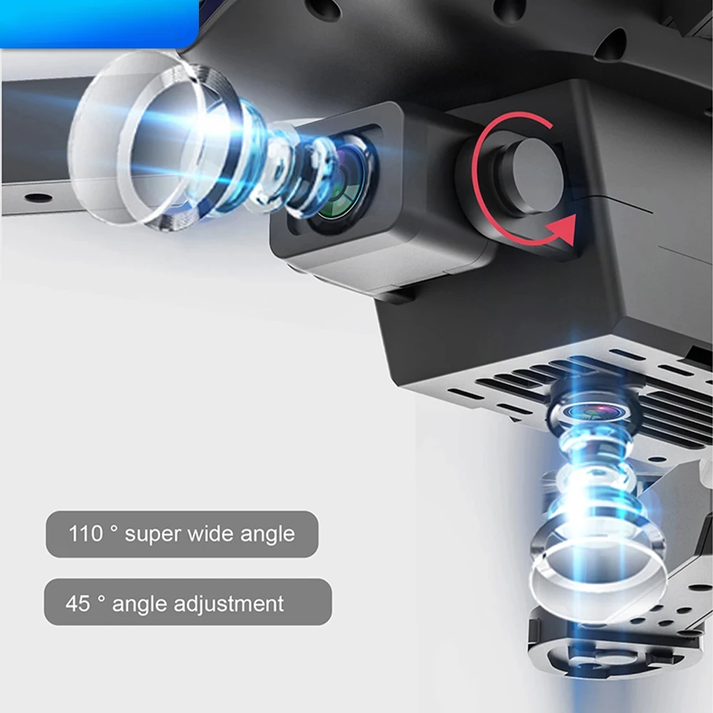 Höhe Fixierung E99 Folding Drone Quadcopter Fernbedienung – Bild 5