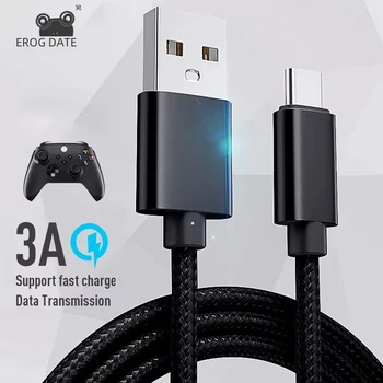DATA FROG 1 m/2 m/3 m Ladekabel für PS5/Xbox Serie S X Controller USB Typ C Netzkabel für PS5 Gamepad Zubehör