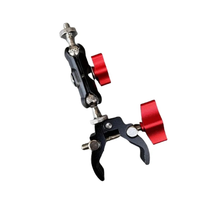 Kamera Metall Super Clamp mit Doppel Kugelkopf Magic Arm für – Bild 6