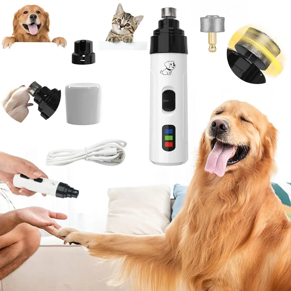 Schmerzloser elektrischer Hunde-Nagelschleifer für kleine – Bild 3