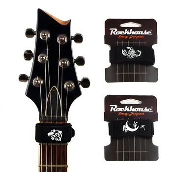 Gitarre Strahl Band für Gitarren Bass Ukulele String Instrumente Gitarre Fret Saiten Stumm Noise Dämpfer Muter