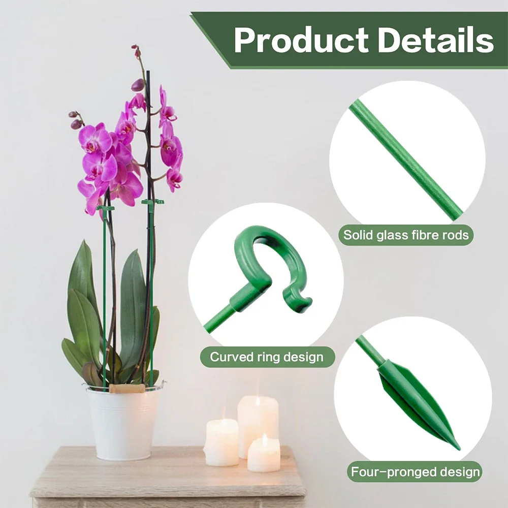 5/10PCS Anlage Unterstützt Stehen Schmetterlinge Orchidee – Bild 4