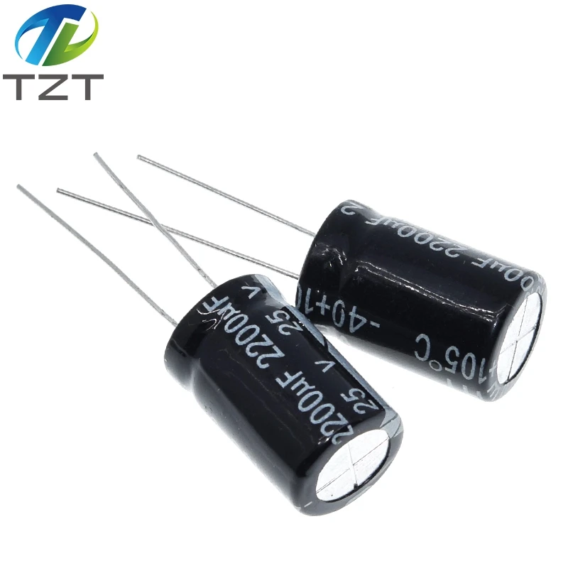 10 Stück Aluminium-Elektrolytkondensator 2200 uF 25 V 10 * 20 – Bild 6