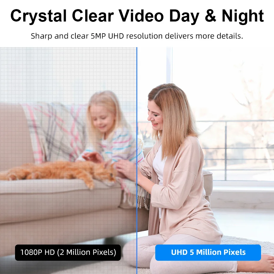 Fuers 4K 8MP IP-Kamera für den Innenbereich, WLAN, kabellose – Bild 5