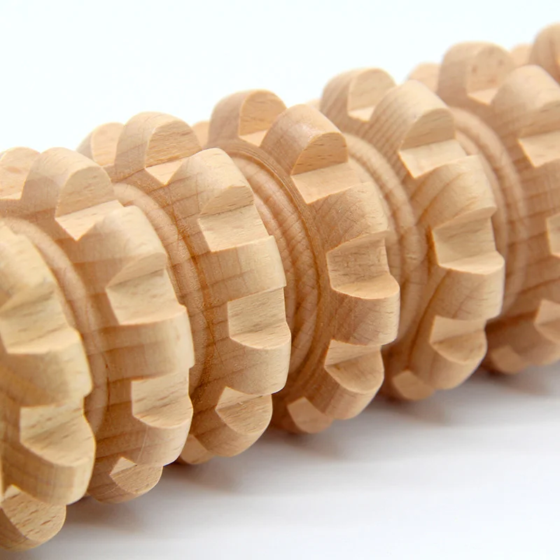 Holz-Rollen-Massagestab, Handgetriebe-Werkzeug – Bild 4