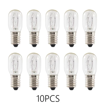 E14 Salz Lampe Globe Birne 15W AC220V-240V Vintage Glühlampen Kühlschrank Ofen Glühbirnen Ersatz (10 Stück)