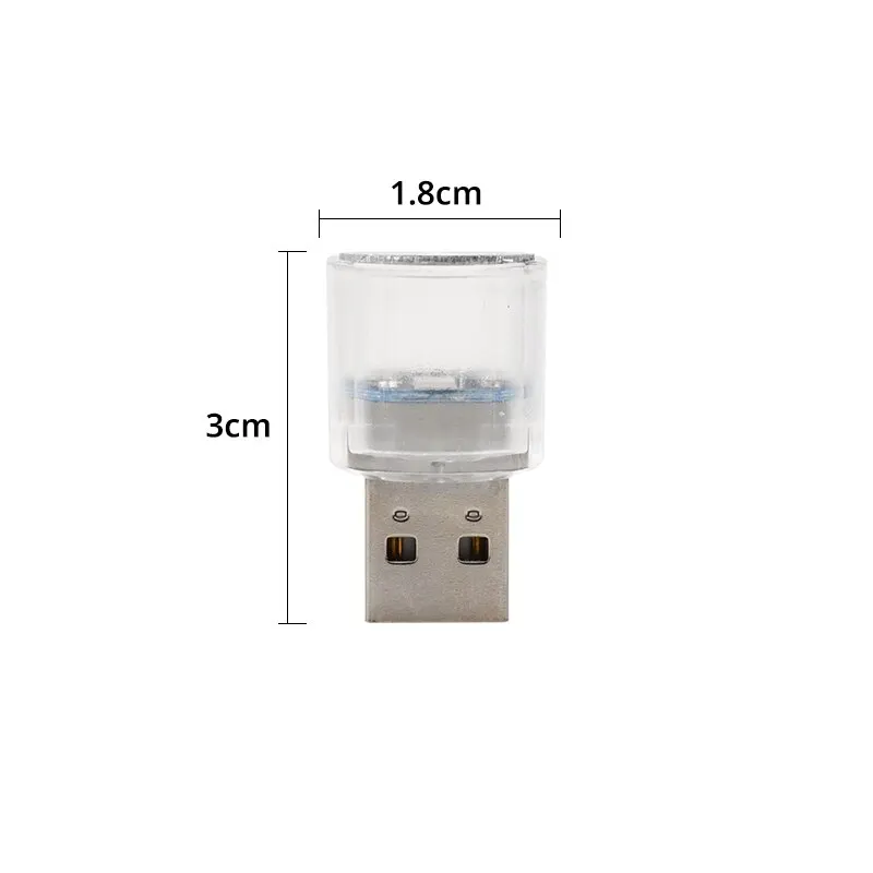 Auto Mini USB LED Umgebungs licht dekorative Atmosphäre – Bild 4