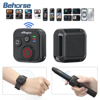 Bluetooth-Funkfernbedienung für Insta360 X5/X4/Ace Pro 2 und GoPro Hero 13/12/10 mit Handgelenkschlaufe