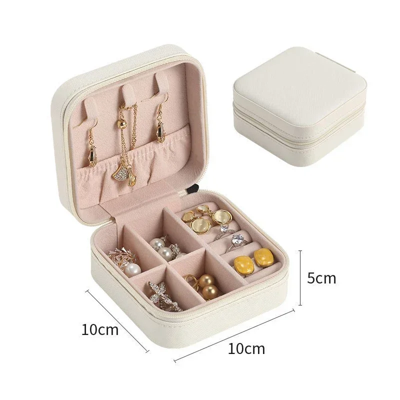 Schmuck Organizer Display Reise Schmuck Fall Boxen Tragbare – Bild 2