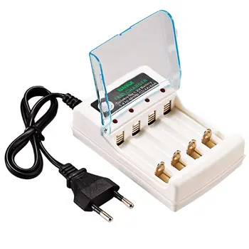 AA/AAA Batterieladegerät 4 Steckplätze 220 V für 1,2 V wiederaufladbare Batterie Schnellladegerät