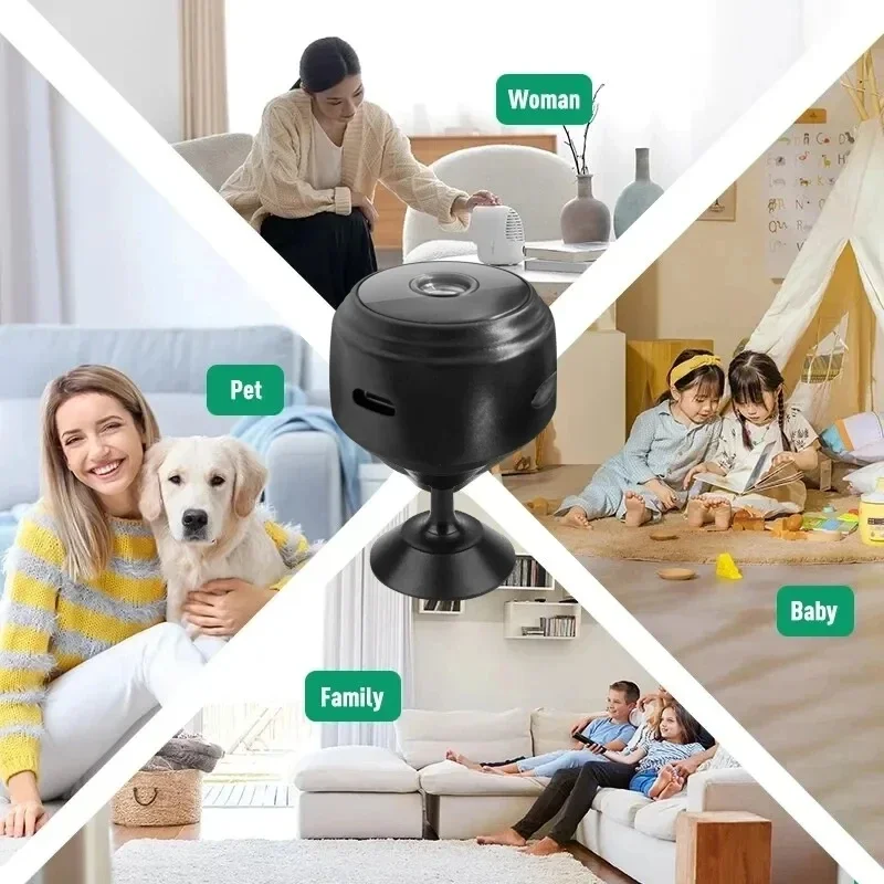 A9 Mini-Überwachungskameras mit WLAN 1080P HD Mini-Kamera – Bild 4