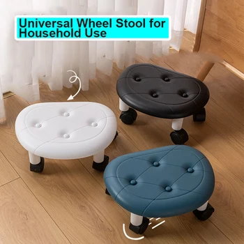 Universeller Rollhocker für den Hausgebrauch, Riemenscheibe, niedriger Hocker, Sitz mit Rollen