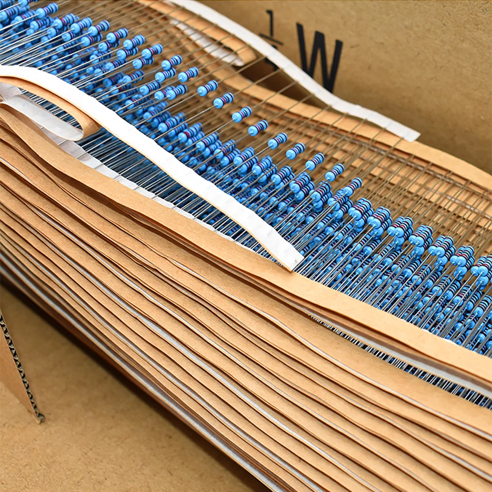 LIZAO 100 Stück 1/4W 1% Metallfilm-Widerstände Sortiment-Kit – Bild 5