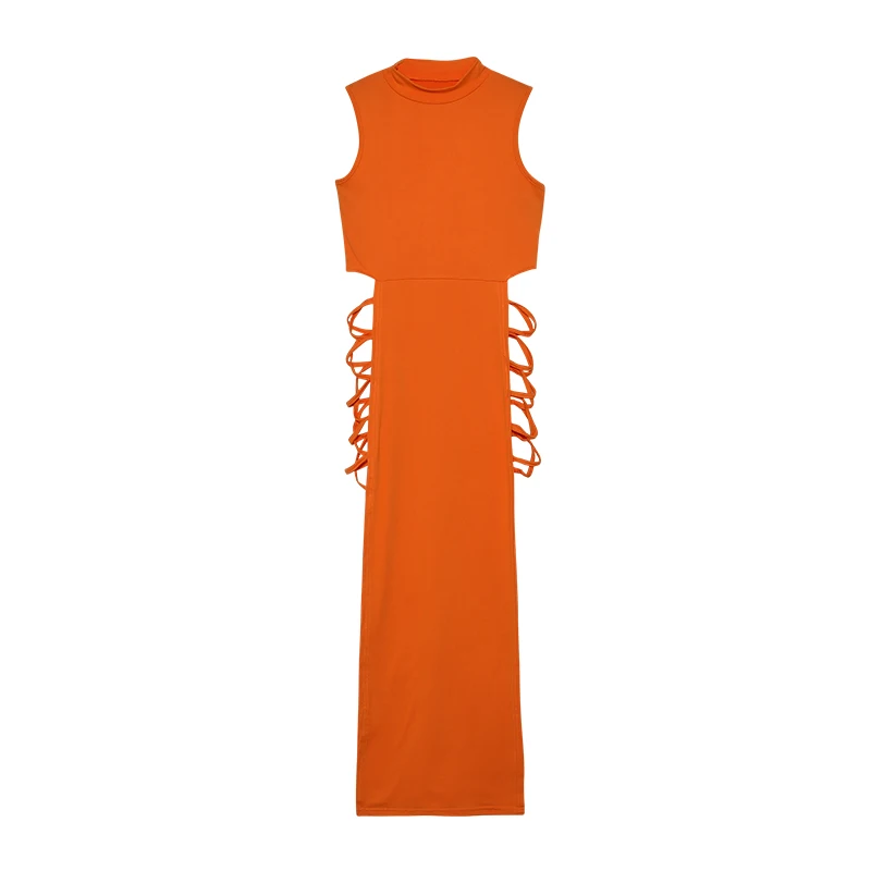 Überkreuztes, ausgeschnittenes Kleid, sexy, figurbetontes – Bild 4