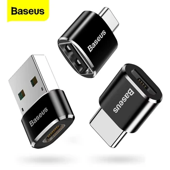 Baseus USB auf Typ C OTG Adapter USB USB-C Stecker auf Micro USB Typ-C Buchse Konverter für MacBook Samsung