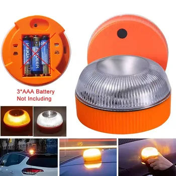 Led Auto Strobe Warnlicht Tragbare Notfall Licht Magnetische Induktion Verkehrsunfall Licht Sicherheit Zubehör