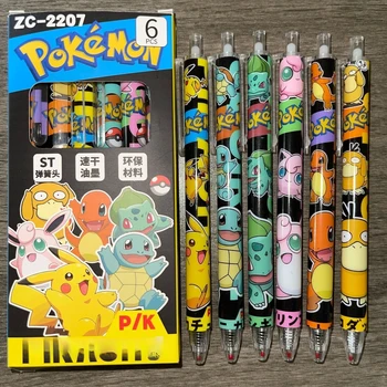 Pokémon Neutralstifte Niedliche Cartoon-Teststifte Schüler-Prüfungsstifte Schwarze Stifte Interessante