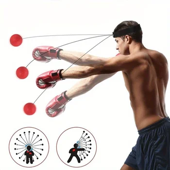 Reflex Speed Training Punching Balls Indoor Boxing Reflex Ball Set mit verstellbarem Stirnband