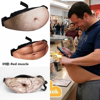 Bauchtasche, Taillentasche, Dad-Bod-Taillentasche, Reisetaschen, neuartige Gürteltasche