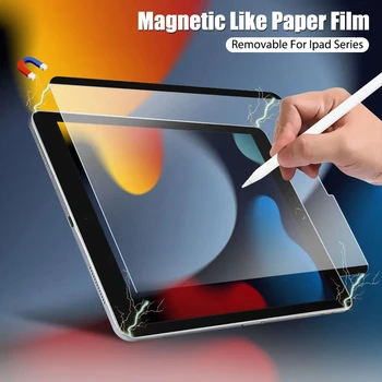 Papiermagnetischer Displayschutz für Ipad 9 8 7 6 5 9. Generation 10 Ipad Pro 11 12.9 10.5 9.7 Air 5 4 13 2024