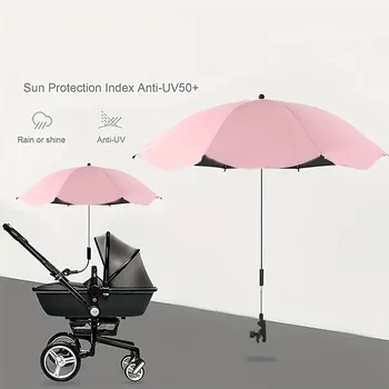 Universal Baby Auto Kinderwagen Regenschirm Einstellbare Schatten Regenschirm Uv Sonnenschirm Für Kinderwagen