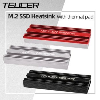 M.2 SSD NVMe Kühlkörper 2280 Aluminiumkühler mit Wärmeleitpad Solid State Drives Kühlzubehör Dicke 9 mm Kann