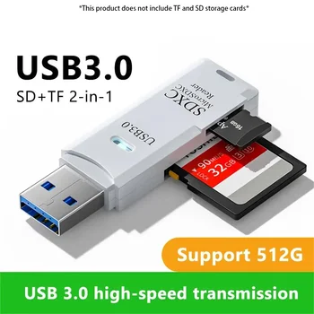 Kartenleser USB 3.0 für SD und TF, 2 in 1