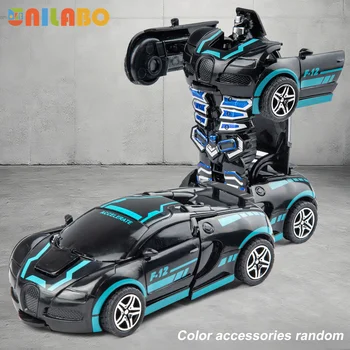 Verwandelbares Roboter-Sportwagen-Spielzeug, keine Batterien, pädagogisches Geschenk für Kinder, farbenfrohes