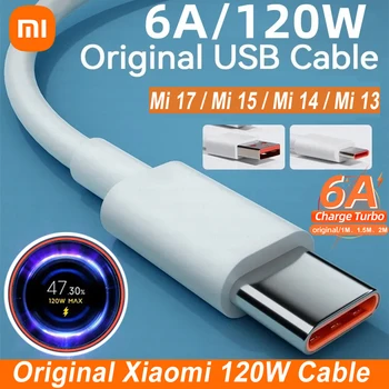 Xiaomi 120W USB Typ-C Kabel Typ 6A 67W Turbo-Schnellladung für Mi 17 Pro Max 15 14 Ultra 13 Pro Redmi Note 15