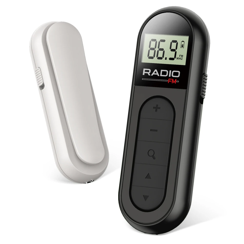 FM tragbares Radio, wiederauf lad bares Taschen radio mit – Bild 4