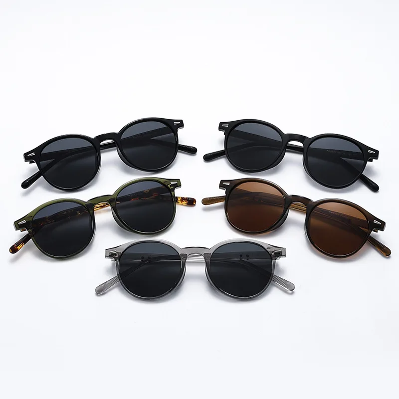 Vintage Runde Sonnenbrille für Damen und Herren, kreisförmige – Bild 2