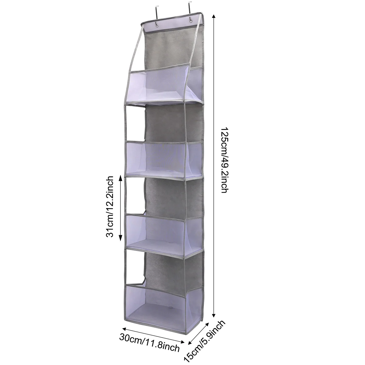 1pc 4/6 Schicht Über Die Tür Hängen Organizer Kosmetik Wand – Bild 6