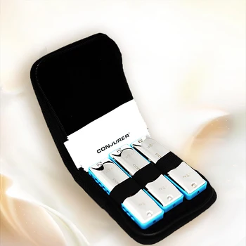 Conjurer 10-Loch Blues-Mundharmonika-Set mit 3 Tonarten und Etui für Anfänger, Profis und Erwachsene