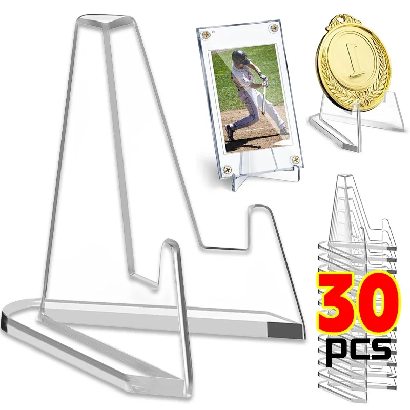 1-30 Stück klare Acryl münze Display Stand halter kleine