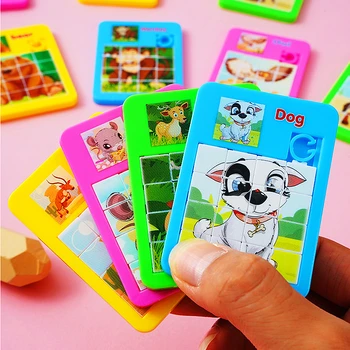 Cartoon Puzzle Tier Puzzles Frühe Pädagogische Entwicklung Spielzeug für Kinder Geburtstag Party