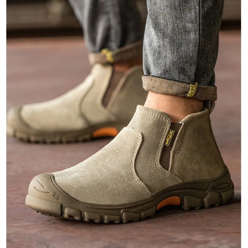 Wasserdichte Arbeitsstiefel Sicherheitsschuhe mit – Bild 3