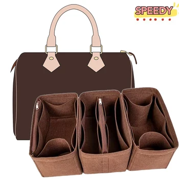 Abnehmbarer Filz-Geldbörsen-Einsatz-Organizer für luxuriöse Handtasche Speedy 25 30 35 Make-up-Tasche Shaper