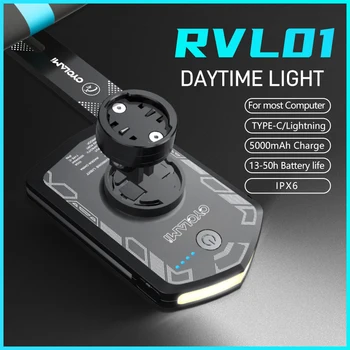 CYCLAMI RVL01 Fahrradscheinwerfer, Tagfahrlicht, 5000 mAh, Fahrradsicherheit, Sichtbarkeit, Fahrradlicht