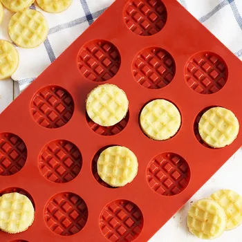 DIY Nette Runde Waffel, Der Form Praktische Schokolade, Der Werkzeug Aroma Kerze Silikon Form Food Grade
