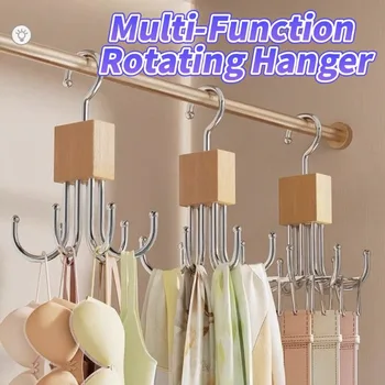 360 ° Rotierender Gürtel-Aufhänger-Haken, langlebiger Metallgürtel, Organizer für Gürtel, Schals, BHs