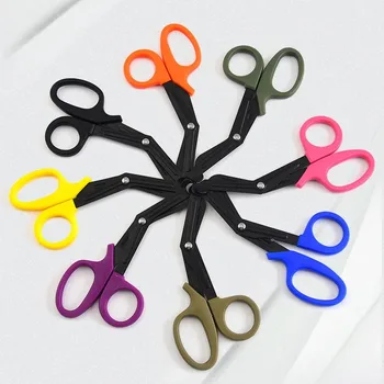 Edc Military Regulation Emt Thin-tooth Survival Rescue Scissors Erste Hilfe Canvas Scissors Field Survival