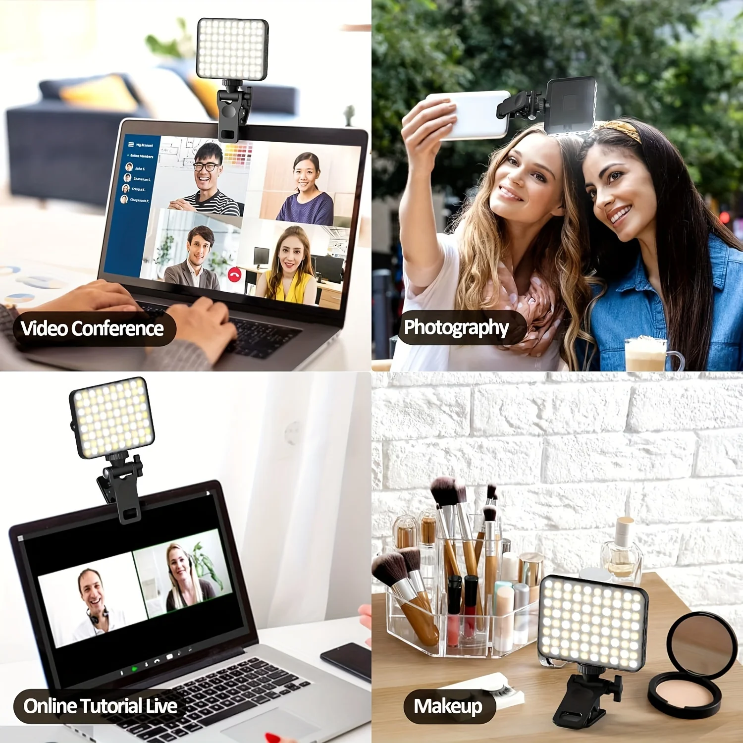 1 Stück wiederaufladbares magnetisches LED-Selfie-Licht, 3 – Bild 3