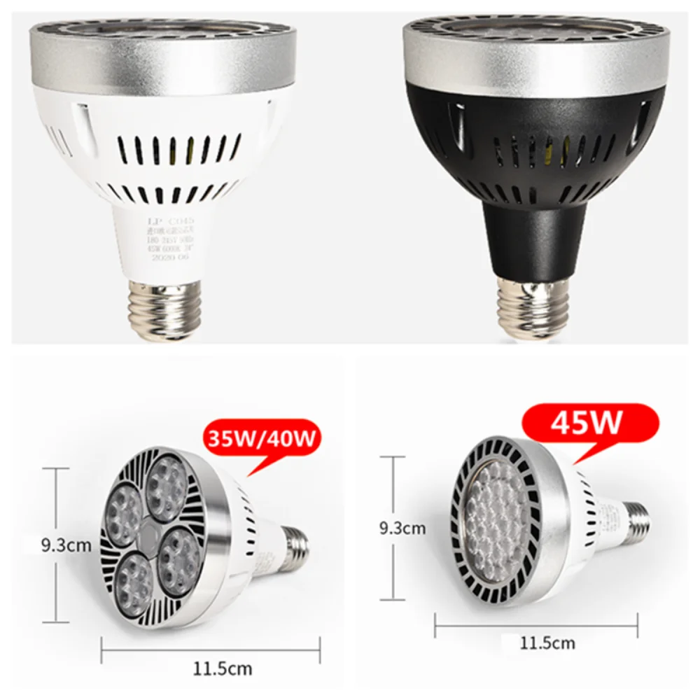 Led High Power Par30 Glühbirne 35w 45w E27 Super Helle – Bild 5