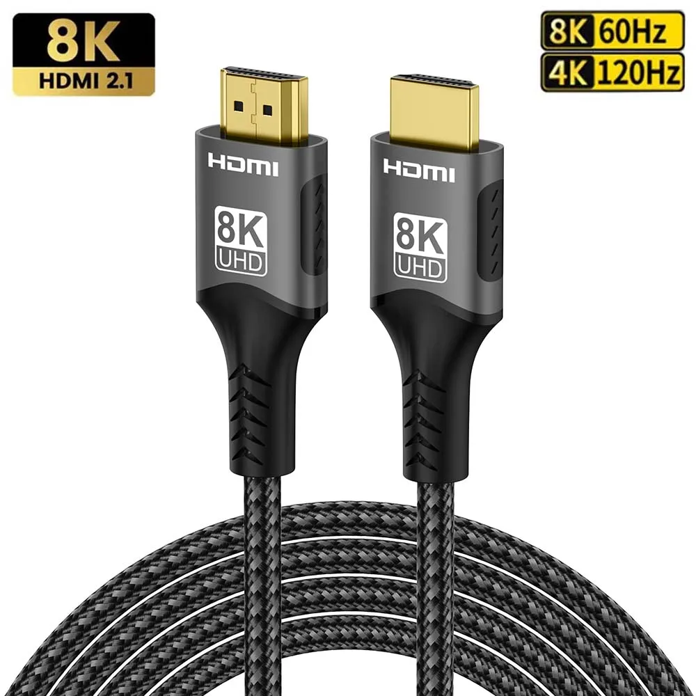 HDMI 2.1 Kabel 8K 60 Hz / 4K 120 Hz, 48 Gbit/s, ARC, HDR